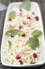 Sweet couscous with pomegranate