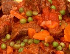 Egyptian Beef, Pea and Carrot Stew (Besila)
