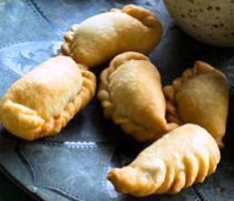 Fried Beef and Almond Parcels
