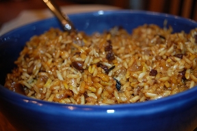 Rice with nuts