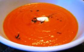 Syraian Tomato, Carrot and Lentil Soup