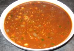 Tunisian Tomato Chickpea Soup