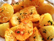 Potato Chunks in Garlic and Herbs